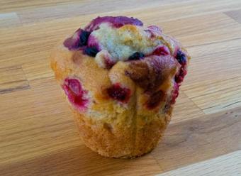 Muffin aux fruits rouges